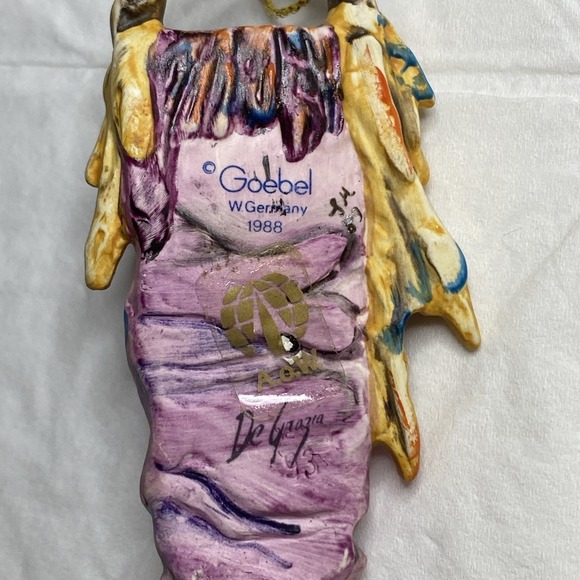 Vintage Christmas Goebel DeGrazia Village Ornament "Pink Papoose" - Picture 3 of 5